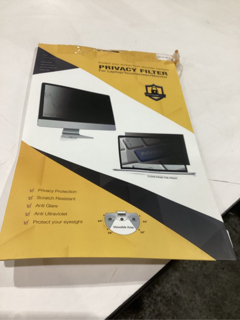 XinWoTuo 17" Laptop Privacy Screen Protector for Lenovo/HP/Acer/Dell (16:10 Aspect Ratio) Laptops, A