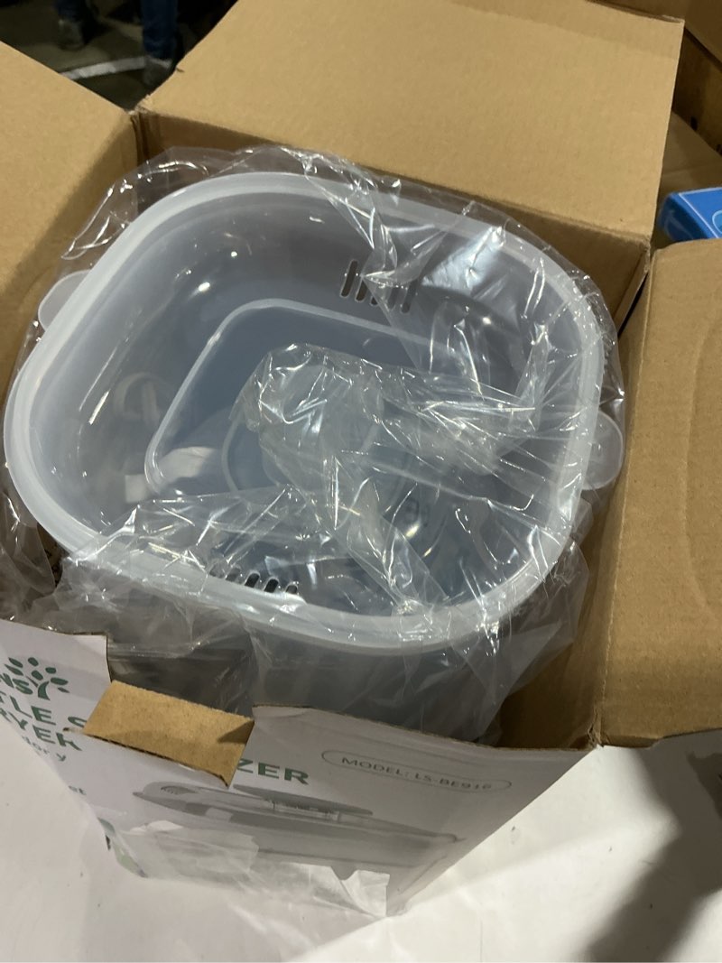 Condition photo showing Good Condition for GROWNSY Bottle Sterilizer and Dryer, Compact Electric Steam Baby Bottle Sterilizer (Esterilizador de Biberones), Bottle Sanitizer for Baby Bottles, Pacifiers, Pump Parts Grey