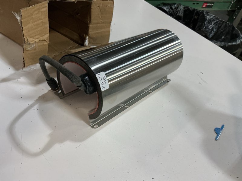 Condition photo showing New/Like New for tumbler heat press attachment 20 oz for 110 v mug press sublimation machine