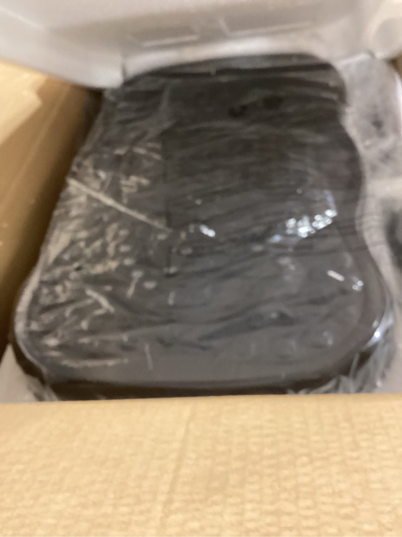 Condition photo showing Good Condition for vibration plate exercise machine, lymphatic drainage machine for weight loss, lymphatic drainage & muscle recovery, multiple speeds with bluetooth & remote, max user weight 330lbs pure black