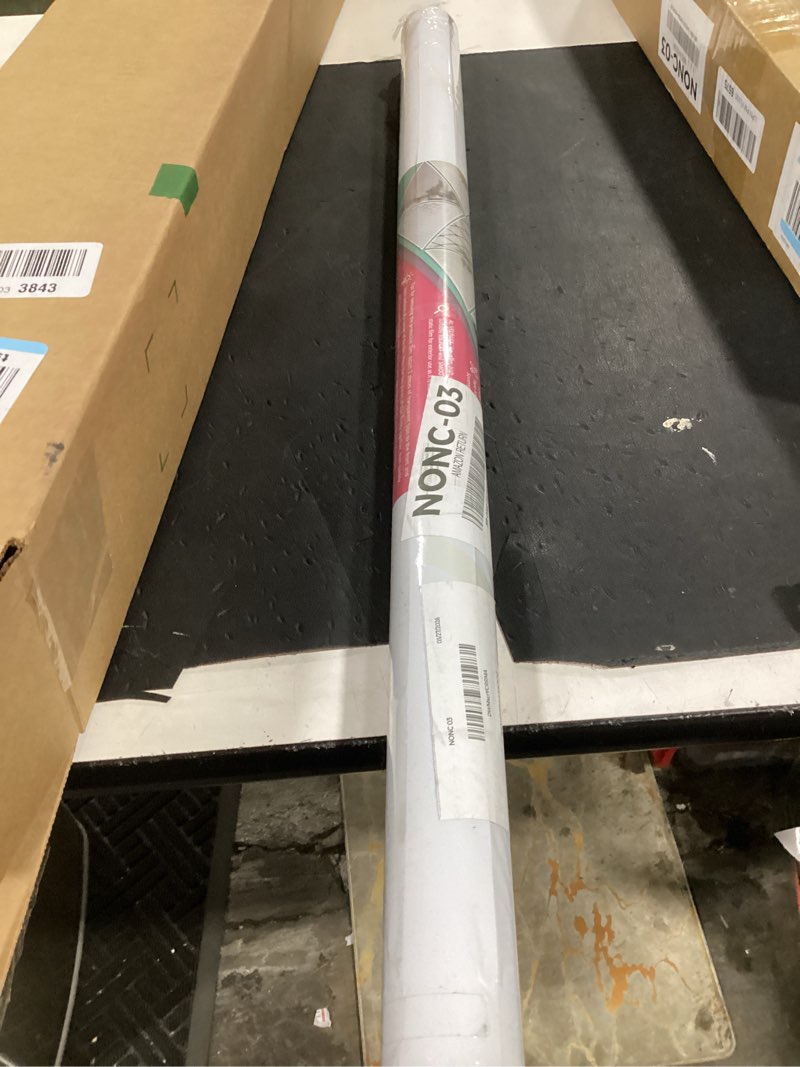 Condition photo showing New/Like New for velimax white blackout window film, 100% light blocking window cover, opaque window cling vinyl, privacy film for glass windows, sun blocking window films non adhesive, 29.5in x 118in white 29.5 x 118 inches