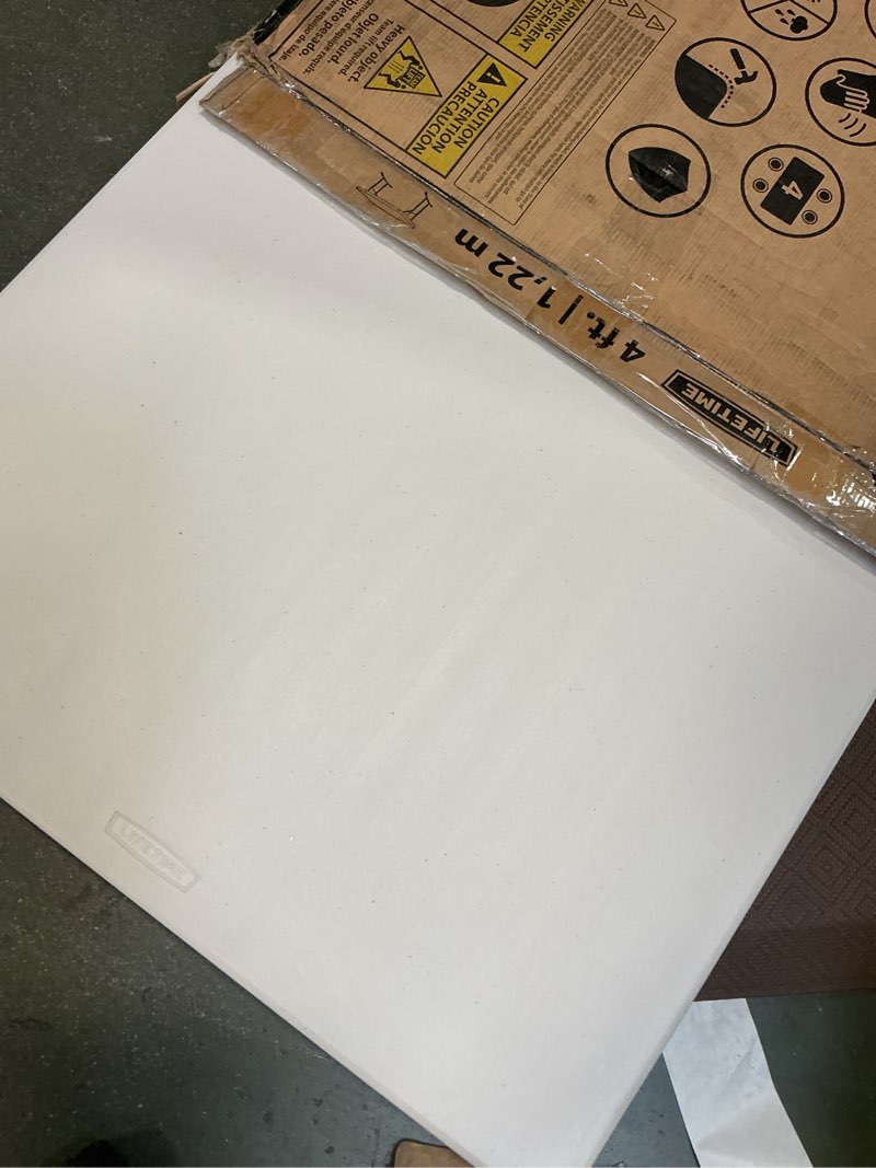 Condition photo showing Good Condition for LIFETIME Folding Tailgate Table with Grill Rack, Portable Outdoor Camping Station, 5-Foot