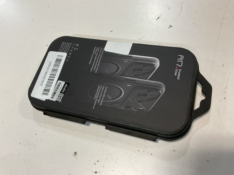 Condition photo showing New/Like New for aulumu a17 iphone 17 pro max magnetic thermal case | coolhyper | with camera control | imd technology | compatible with magsafe | touch translucent gray iphone 17 pro max translucent gray