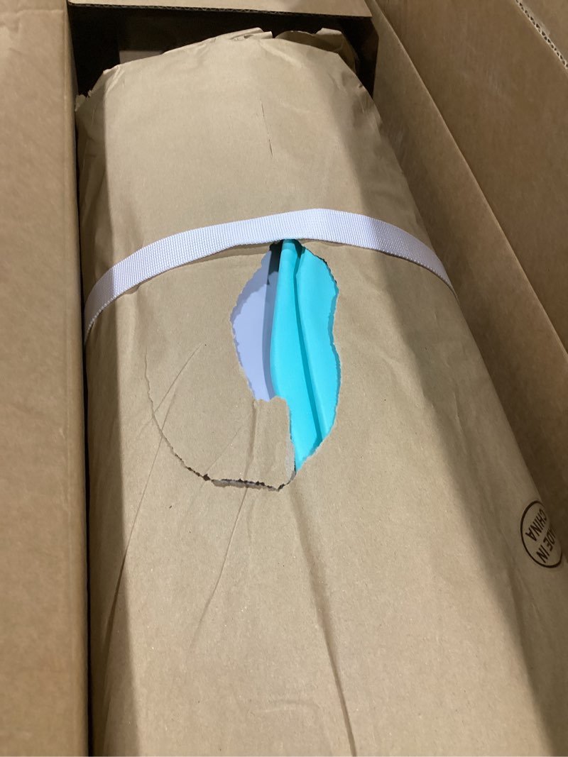 Condition photo showing Good Condition for FBSPORT Inflatable Air Gymnastics Mat Training Mats 4/8 inches Thickness Gymnastics Tracks for Home Use/Training/Cheerleading/Yoga/Water with Pump 13.12ft*3.3ft*4in(4*1*0.1m) light green