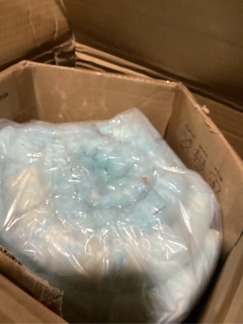 Condition photo showing As Is for Best Price Mattress 1.5 Inch Swirl Gel AeroBreeze Cooling Air Flow Memory Foam Mattress Topper, Dorm Essentials, Queen 1.5 Inch Queen Swirl