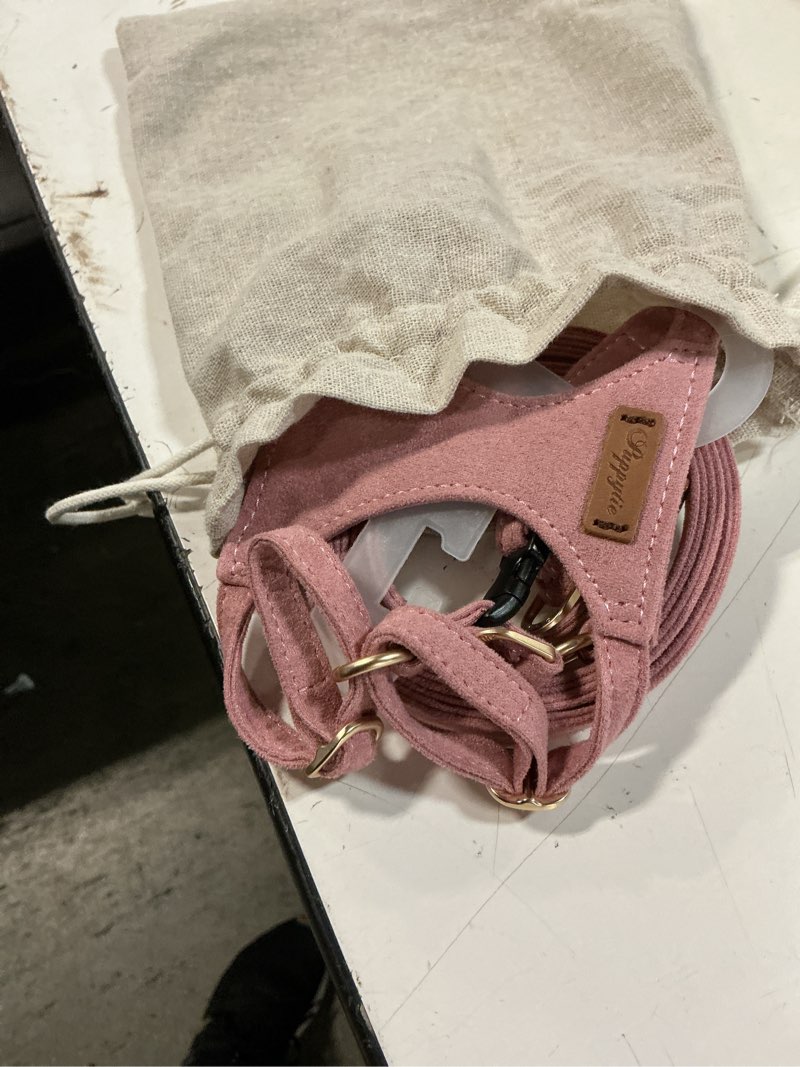 Condition photo showing New/Like New for puppytie no pull xs dog harness with multifunction dog leash,soft adjustable no choke escape proof pet harness vest,pink,xs a-pink xs(4.5-11lb?