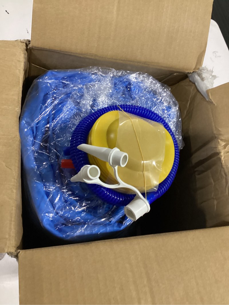 Condition photo showing New/Like New for inflatable top ring swimming pool, blue (8ftx25in)