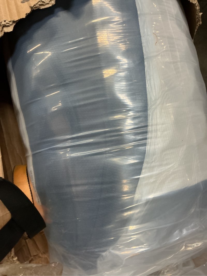 Condition photo showing Good Condition for zinus 12 inch queen cooling comfort hybrid mattress [new version], fiberglass free, medium firm feel, motion isolation, certified safe foams & fabric white queen 12" modern hybrid