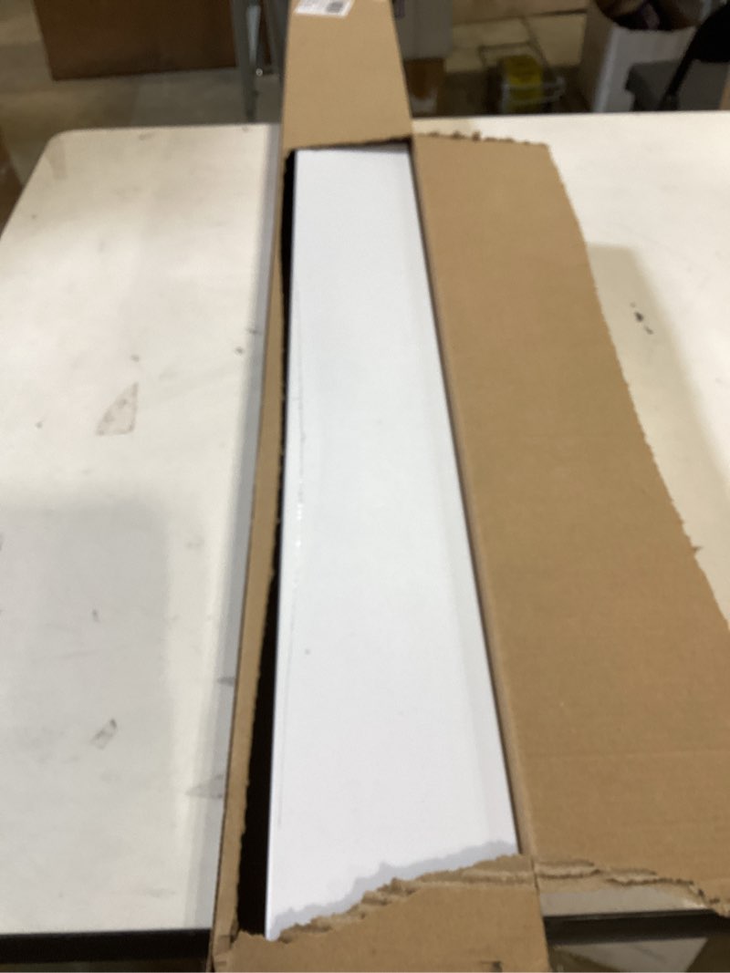 Condition photo showing Good Condition for joydeco no drill no tools blackout shades, free-stop cordless roller shades, thermal insulated blinds for indoor windows, easy install window blinds for home and office (white, 34" w x 75" h) white (no drill) 34"w x 75"h