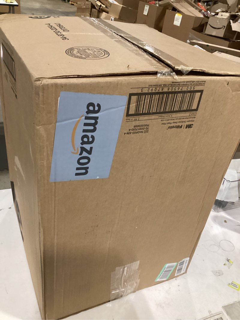 Condition photo showing Good Condition for Filtrete 20x25x4 AC Furnace Air Filter, MPR 1000, MERV 11, Fits Honeywell & AprilAire Space-Gard, Allergen Defense, Electrostatic Air Cleaning Filter, 4-Pack (actual size 19.88 x 24.63 x 4.31)
