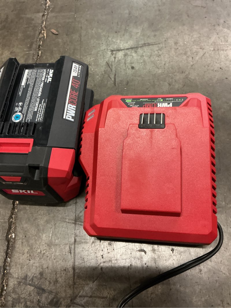 Condition photo showing As Is for (incompleto )skil modelo;pm2010c-00 40v 20 in. push mower kit with smart caddy™