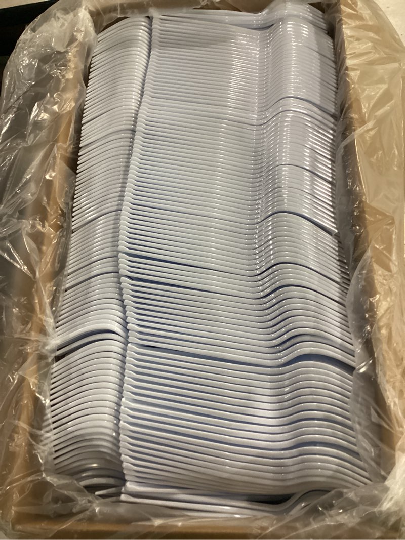 Condition photo showing Good Condition for dixie 7.13" heavy-weight polystyrene plastic forks by gp pro, clear, 1000 count, fh017