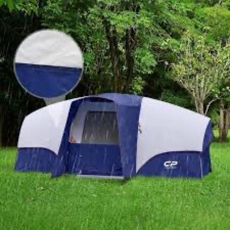 SIMILAR Navy and white mesh tent