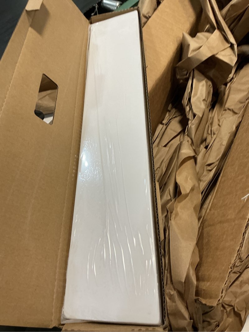 Condition photo showing New/Like New for design house 550905 universal cultured marble side splash 21.5 inch, solid white