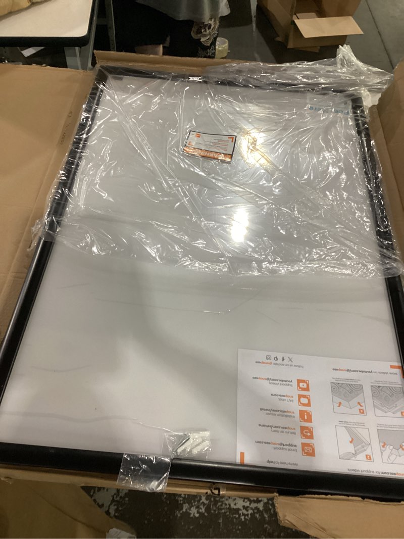 Condition photo showing Good Condition for snapezo 2-pack 27x40 inches black movie poster frames, front-loading snap frame, 1.2" aluminum profile, wall mounted 27x40 | 2 pack black