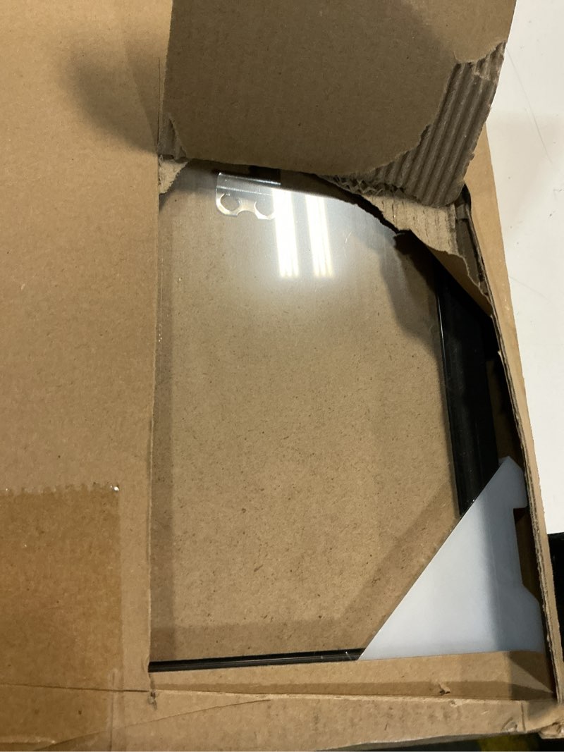 Condition photo showing New/Like New for upsimples 10x30 picture frame, display pictures 8x24 with mat or 10 x 30 without, wall hanging panoramic frames, black, 1 pack black 10x30