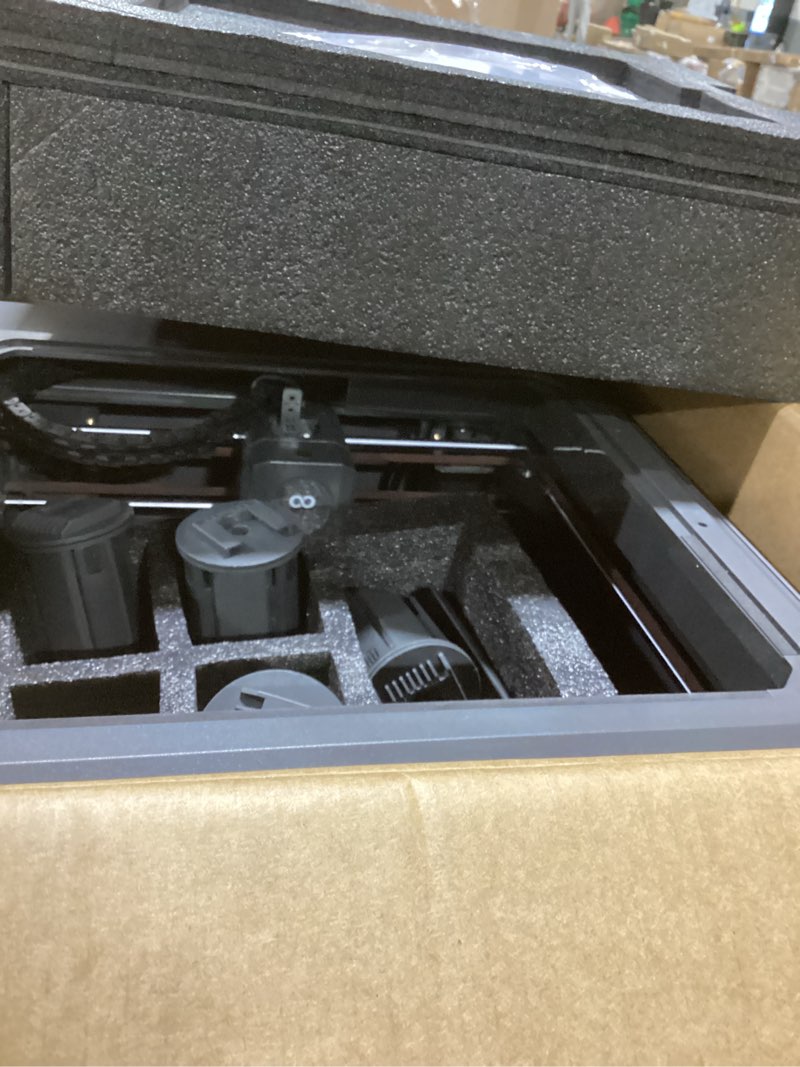 Condition photo showing As Is for elegoo centauri carbon 2 combo multi color 3d printer, corexy 500mm/s high speed multicolor printing with canvas, 1-click full auto leveling and 350°c high-temp nozzle, 256x256x256mm build volume