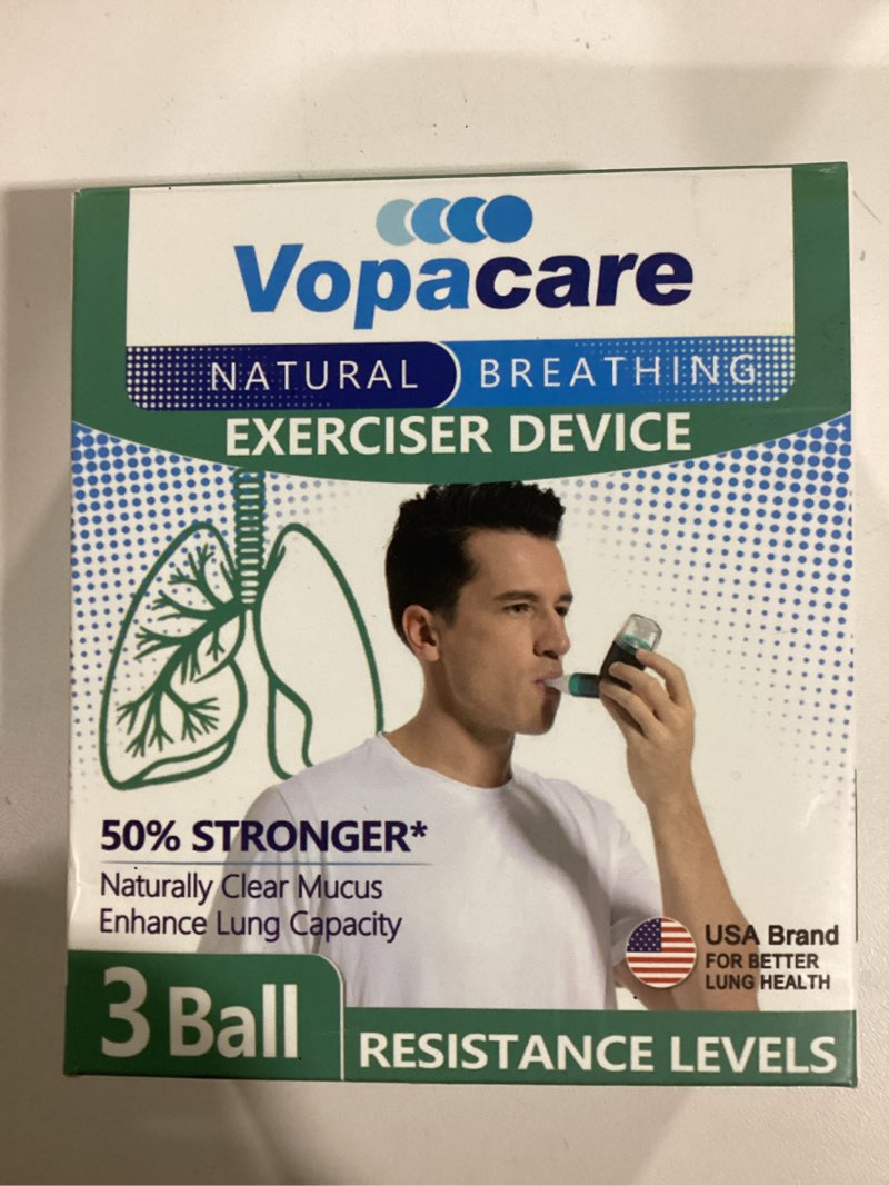 flutter valve breathing exercise device for lungs, mucus removal & lung strengthening, adjustable re