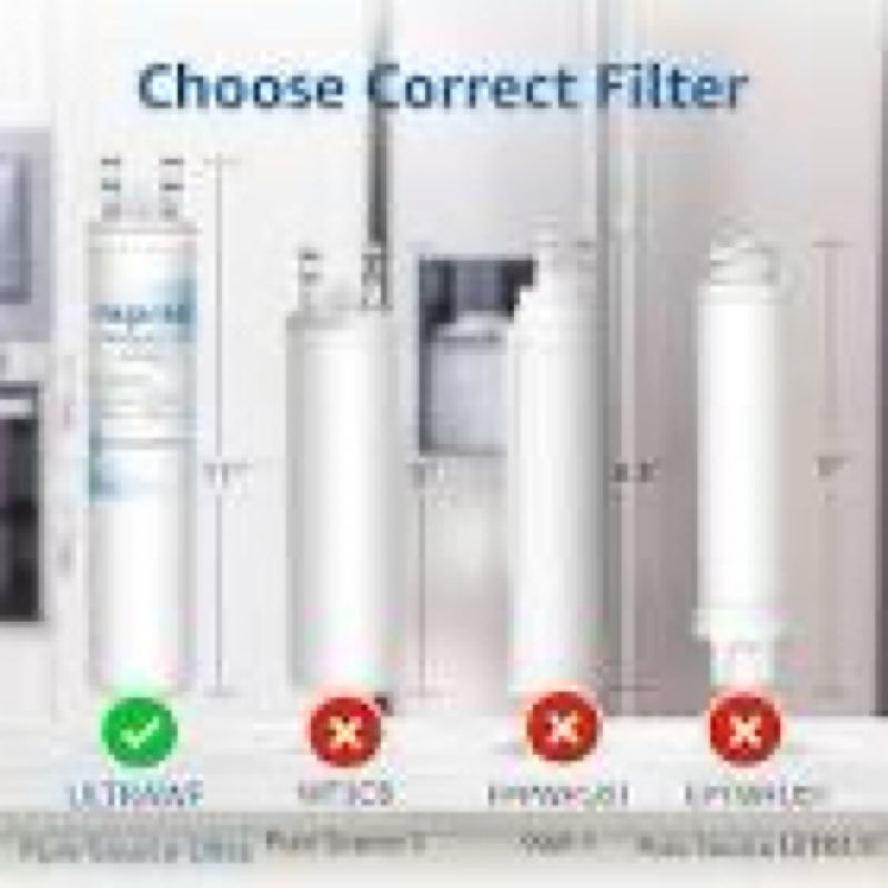 haprait hp005 replacement for frigidaire ultrawf, pure source ultra, kenmore 9999, 469999, 46-9999, a0094e28261 water and ice, height 11 inches, 2 count