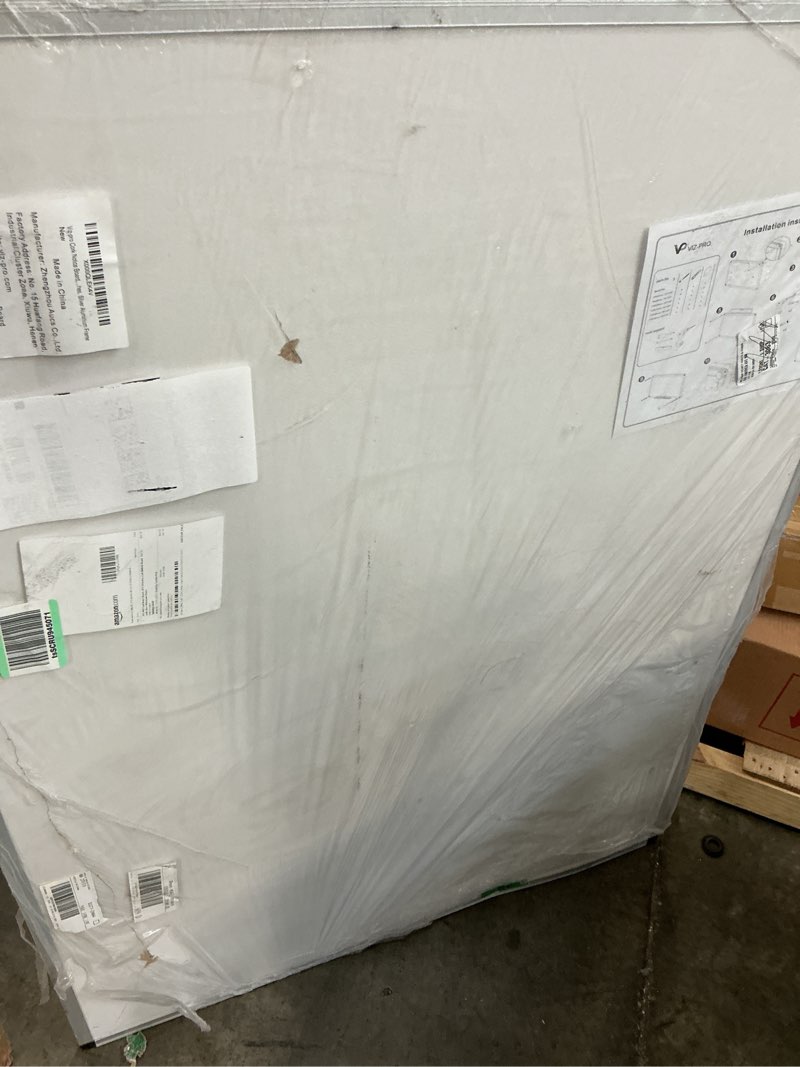 Condition photo showing As Is for viz-pro cork notice board, 48 x 36 inches, cork bulletin board with silver aluminium frame 48x36 inches