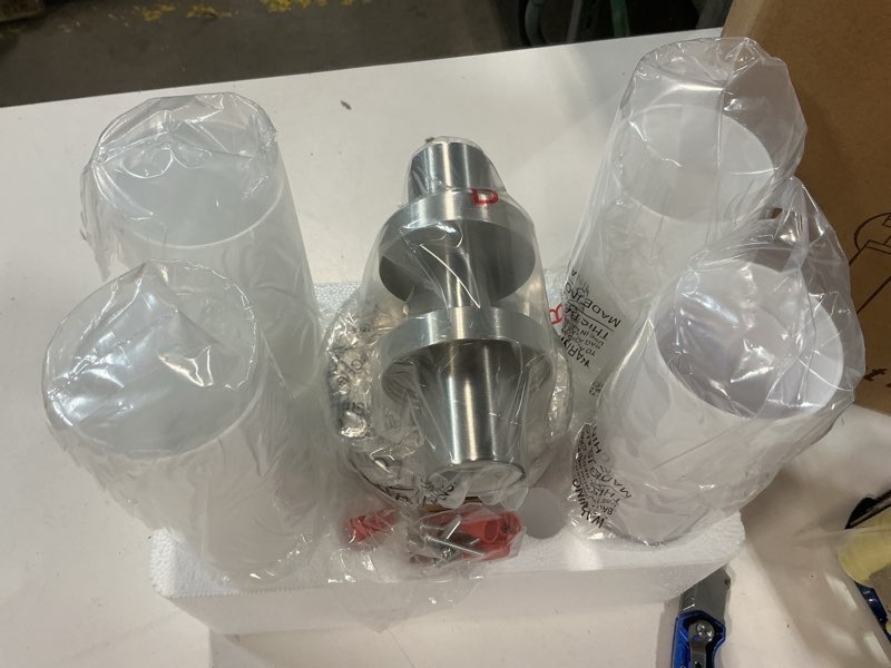 Condition photo showing New/Like New for wall sconces set of two, brushed nickel gold bathroom sconces wall lighting with milky white glass, hardwired modern sconces wall decor set of 2 bathroom light fixtures for mirror living room bedroom brushed nickel & milk glass (hardwired) 22inch - 2pc