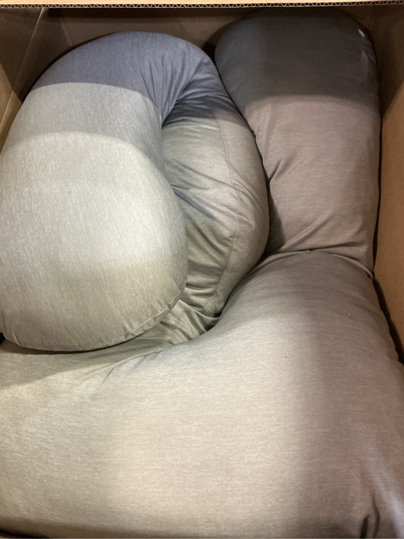 Condition photo showing Good Condition for momcozy pregnancy pillows with cooling cover, u-shaped full body maternity pillow for side sleepers 57 inch - support for back, hip, belly, legs for pregnant women