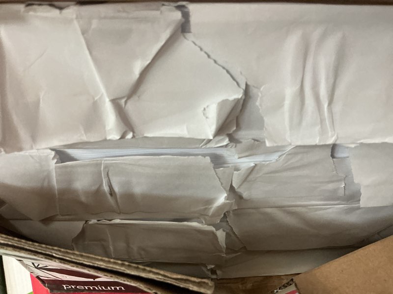 Condition photo showing Good Condition for office depot color copy paper, 11in. x 17in., 28 lb, case of 4 reams, 727611