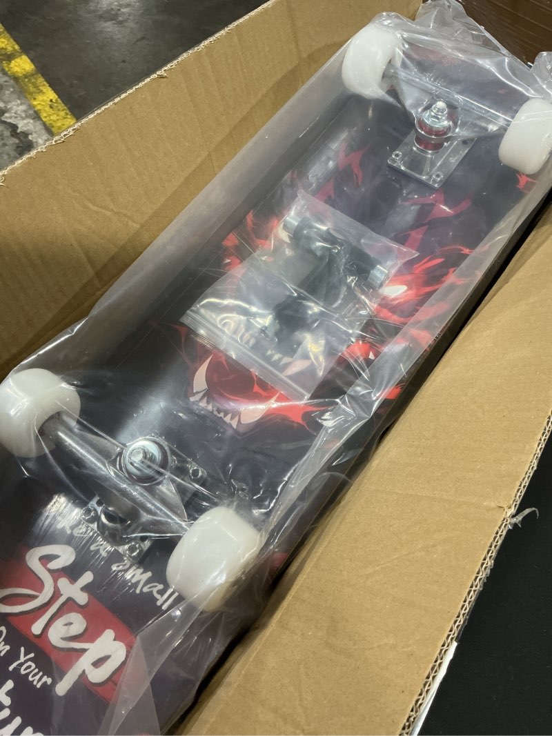 Condition photo showing New/Like New for 31 Inch Professional Skateboard Beginner Kids Double Rocker Gear Boys Girls