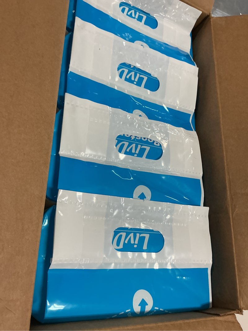 Condition photo showing Good Condition for LivDry Incontinence Booster Pads, Use with Adult Diapers for Women and Men, Extra Comfort Softness, Disposable Pad (80 Count, Regular Length) 80 Count Regular Length