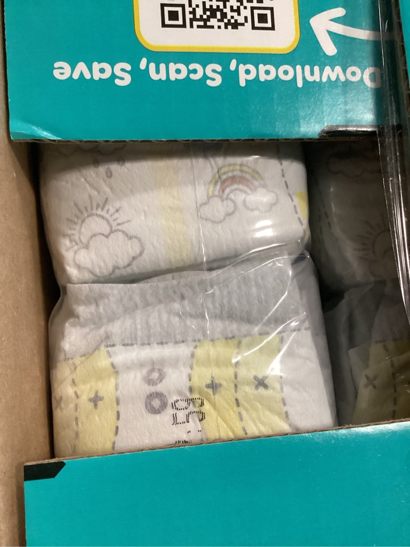 Condition photo showing New/Like New for pampers swaddlers diapers newborn - size 0, 84 count, ultra soft disposable baby diapers