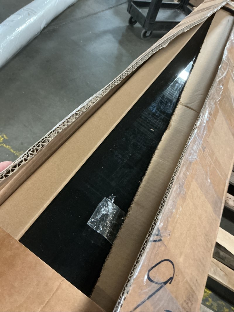 Condition photo showing Good Condition for 50-55 inch weatherproof outdoor tv cover with lock, hard cover and durable, clear dust-proof television enclosure for outside(left door), full motion tv wall mount and 2 cooling fans include 50''-55''(left door)