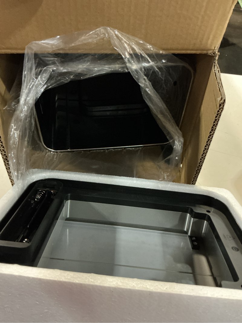 Condition photo showing Good Condition for itouchless 15 liter / 4 gallon stainless steel sensor 2.0 technology wings open lid bathroom trash can, touchless automatic operation, compact design for home, office, restroom, kitchen, bedroom