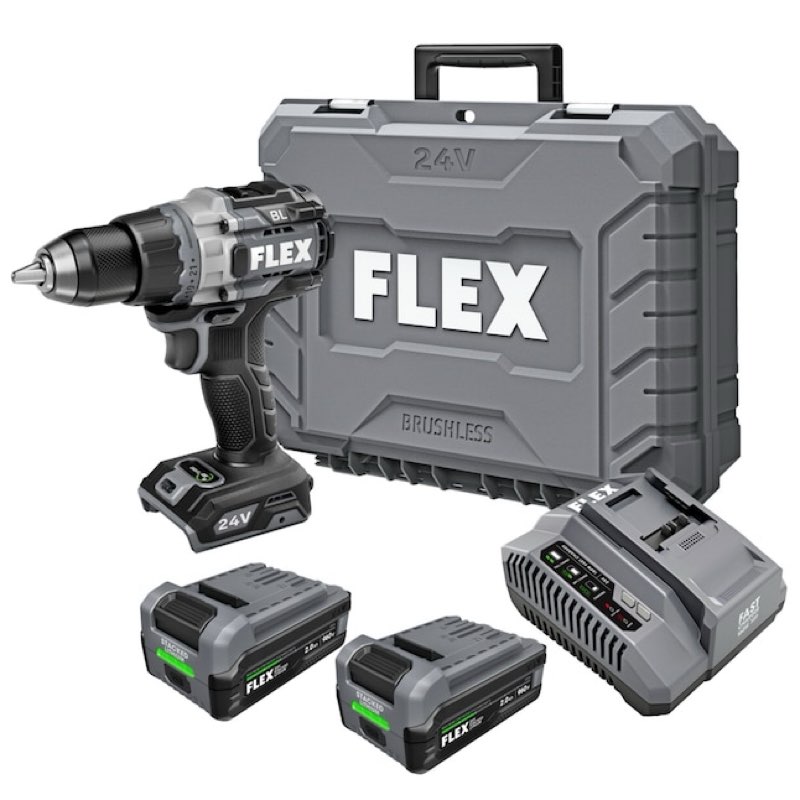 Flex 24v brushless speed drill 