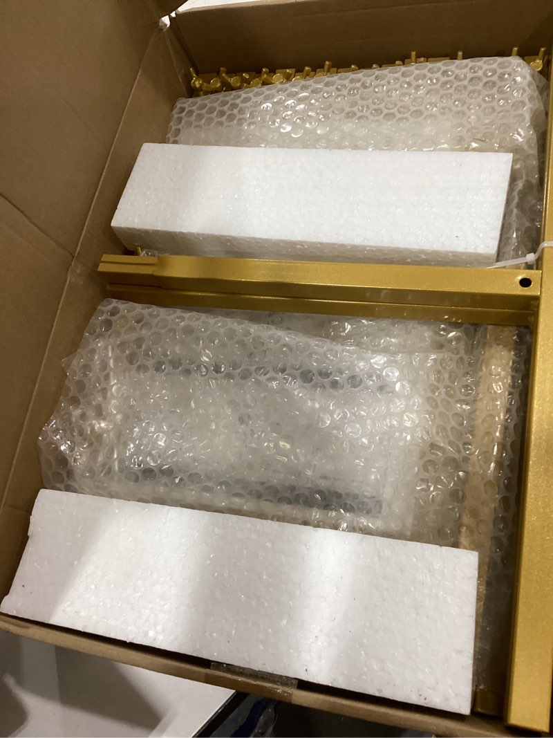 Condition photo showing Good Condition for Asee'm 6.6FTx6.6FT Gold Wedding Arch Backdrop Stand Square Metal Rectangular Arch Frame for Ceremony Party Birthday Bridal Baby Shower Anniversary Arbor Balloon Decoration 6.6x6.6FT(HxW) Gold