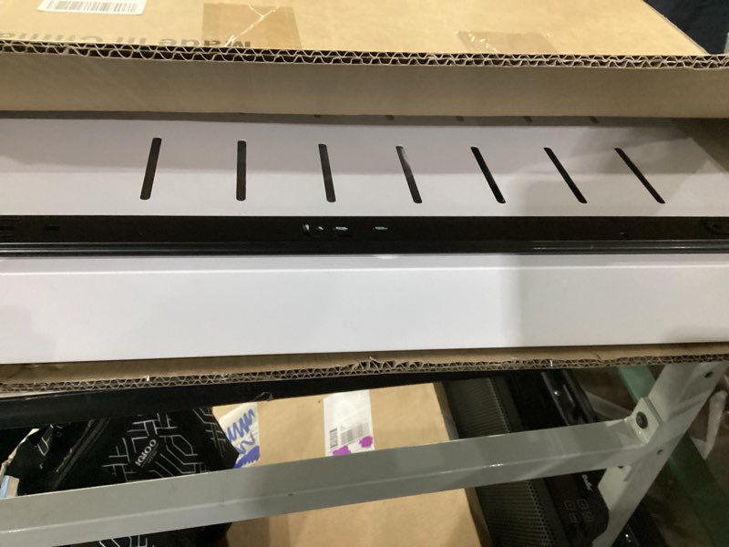 Condition photo showing New/Like New for 2Pack Expandable Pull Out Cabinet Organizer 21"Deep With Raising Pad for Framed Cabinets, Upgrade 3 Slide Rails Slide Out Drawers, Roll Out Shelves Adhesive,Adjustable Width 12.05"-20.4"White