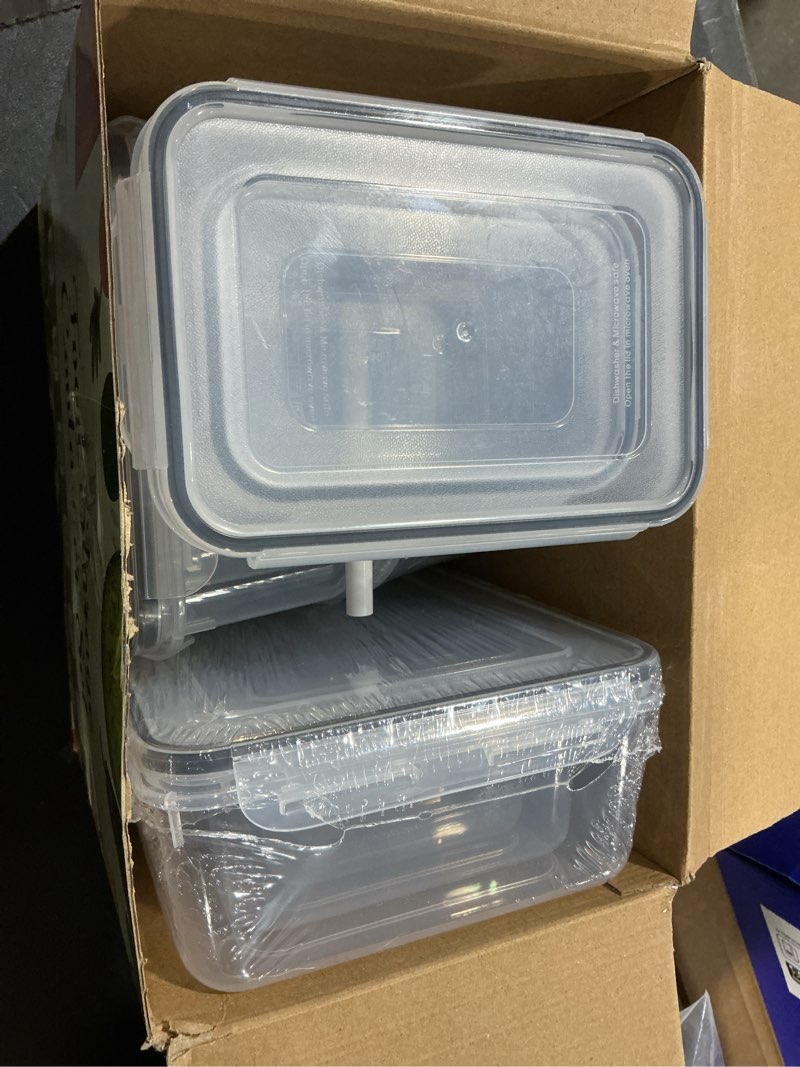 Condition photo showing Good Condition for 40 Piece Food Storage Containers with Lids(20 Containers & 20 Lids), BPA-Free Plastic Food Containers for Kitchen Storage and Organization, Leak Proof Meal Prep Container, Includes Labels & Pen