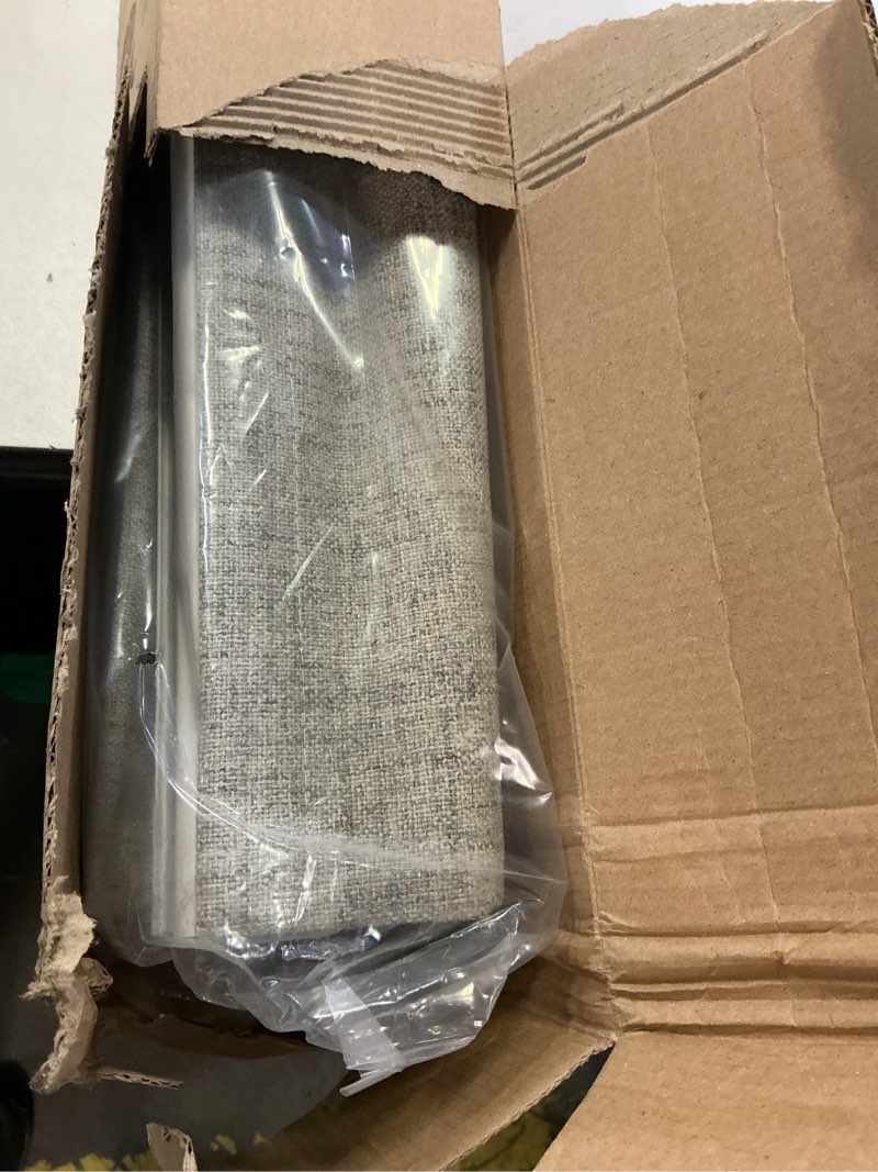 Condition photo showing New/Like New for joydeco cordless roman shades, linen fabric window blinds, thermal insulated blackout blinds, room darkening shades for indoor windows, easy to install, 37" w×75" h, linen linen 37"w x 75"h