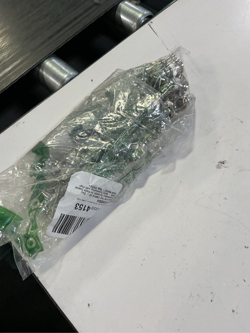Condition photo showing Good Condition for the cimple co male bnc compression connector for rg59 coaxial cable - solid construction with high grade metals - for cctv, sdi, hd-sdi, siamese, security camera - pack of 50 50 pack silver, rg59