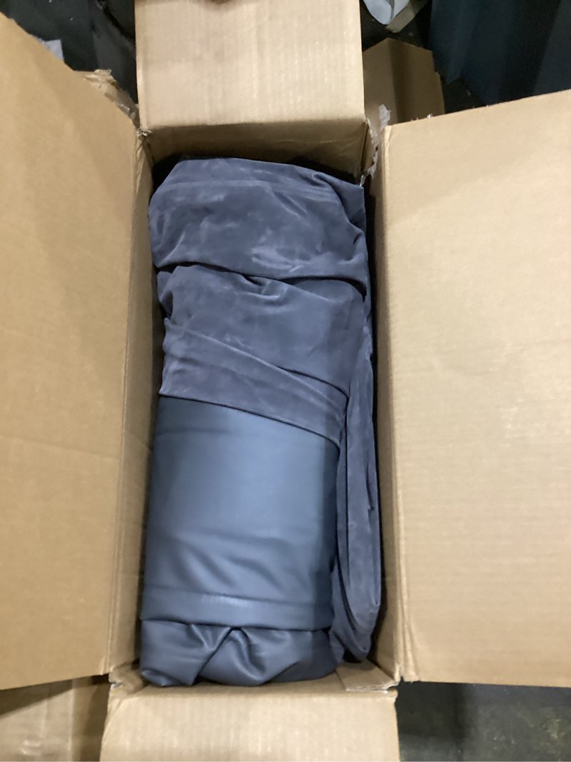 Condition photo showing As Is for intex 64417ed 22in queen dura-beam comfort plush high-rise inflatable air mattress with built in pump for travel and camping, 600lb weight capacity 22" grey queen