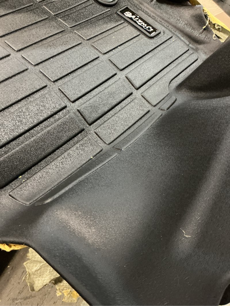 Condition photo showing Good Condition for floor mat for 2017-2027 chrysler pacifica / 2020-2027 voyager, tpe all-weather set floor liners?custom fit non slip-car mats accessories, 1st row front mats(gas & hybrid)