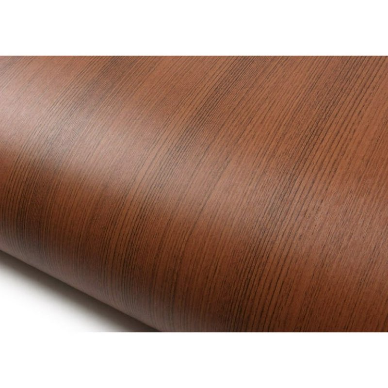 ROSEROSA Peel and Stick PVC Faux Wood Self-Adhesive Wallpaper Covering Counter Top Shelf Liner Teak Wood 2.00 Feet(W) X 6.56 Feet(L)