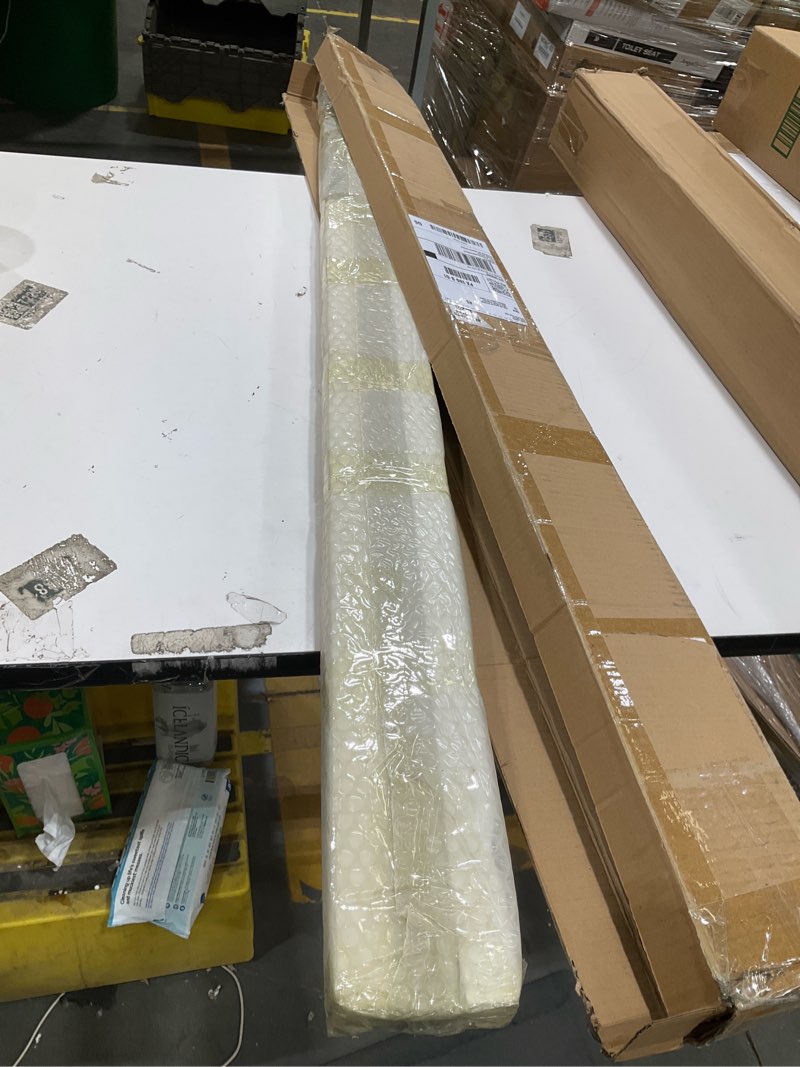 Condition photo showing Good Condition for floating frame for 30x40 canvas paintings, diy metal floating frame with 5/6 inch deep for artists designers landscape portrait artwork, modern home office gallery wall decor (gold) 30x40" gold