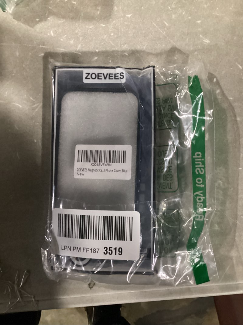 Condition photo showing Good Condition for Magnetic Case for iPhone 17 Pro Max, Compatible with MagSafe, Aesthetic Polka Dot Cute Design for Women, Hybrid 2-Layer Hard Shell Phone Cover, Blue Blue iPhone 17 Pro Max