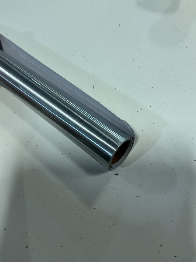 Condition photo showing As Is for ribbli silver metallic wrapping paper matte silver solid color paper perfect for birthday christmas baby shower wedding valentine's day- 17 inch x 394 inch(33feet) silver 17 inch x 33 feet