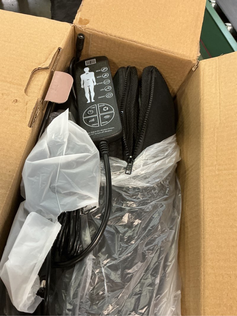 Condition photo showing Good Condition for Massage Mat, Detachable Neck Massager, Full Body Vibration Heating, Massage Pad with 10 Vibrating Motors and 9 Speed Settings for Home Office Use, Gift for Men Women Parents Christmas,Black