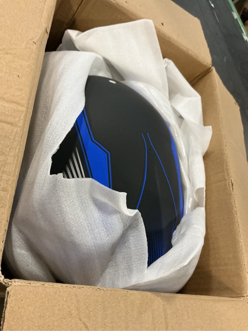 Condition photo showing Good Condition for yesmotor youth dirt bike helmet set includes gloves, goggles, mask, ideal helmet for kids 8-14, premium safety gear for dirt bike helmets enthusiasts - dot approved (dark blue,s) dark blue small