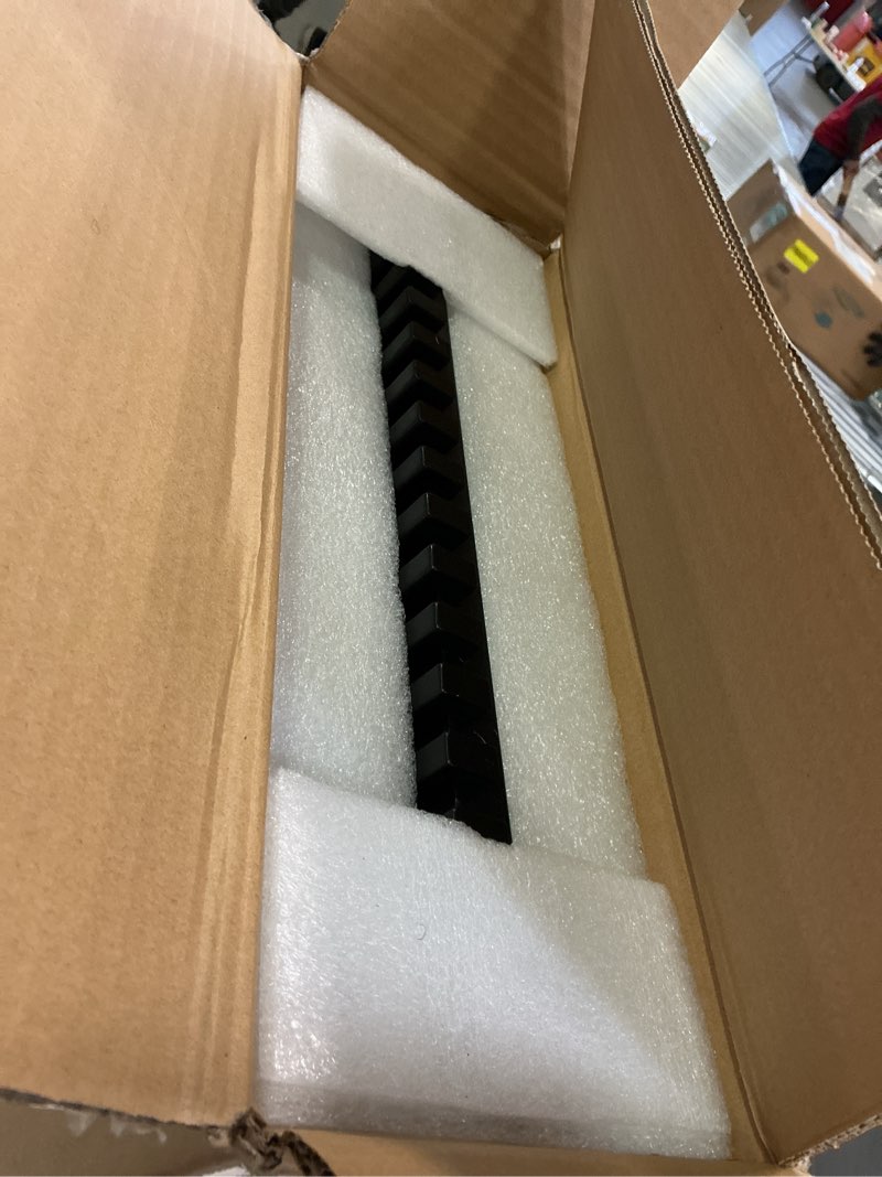 Condition photo showing Good Condition for Small Bamboo Dining Bench, 17inch Farmhouse Decor Indoor Kitchen Table Bench, Entryway Shoe Rack Bench, Outdoor Bench, Solid Bamboo Benches for Living Room, Hallway, Bedroom Small Black