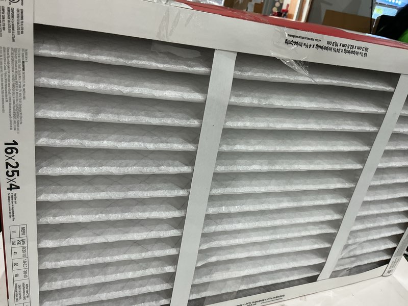 filtrete 16x25x4 hvac furnace air filter, mpr 1000 