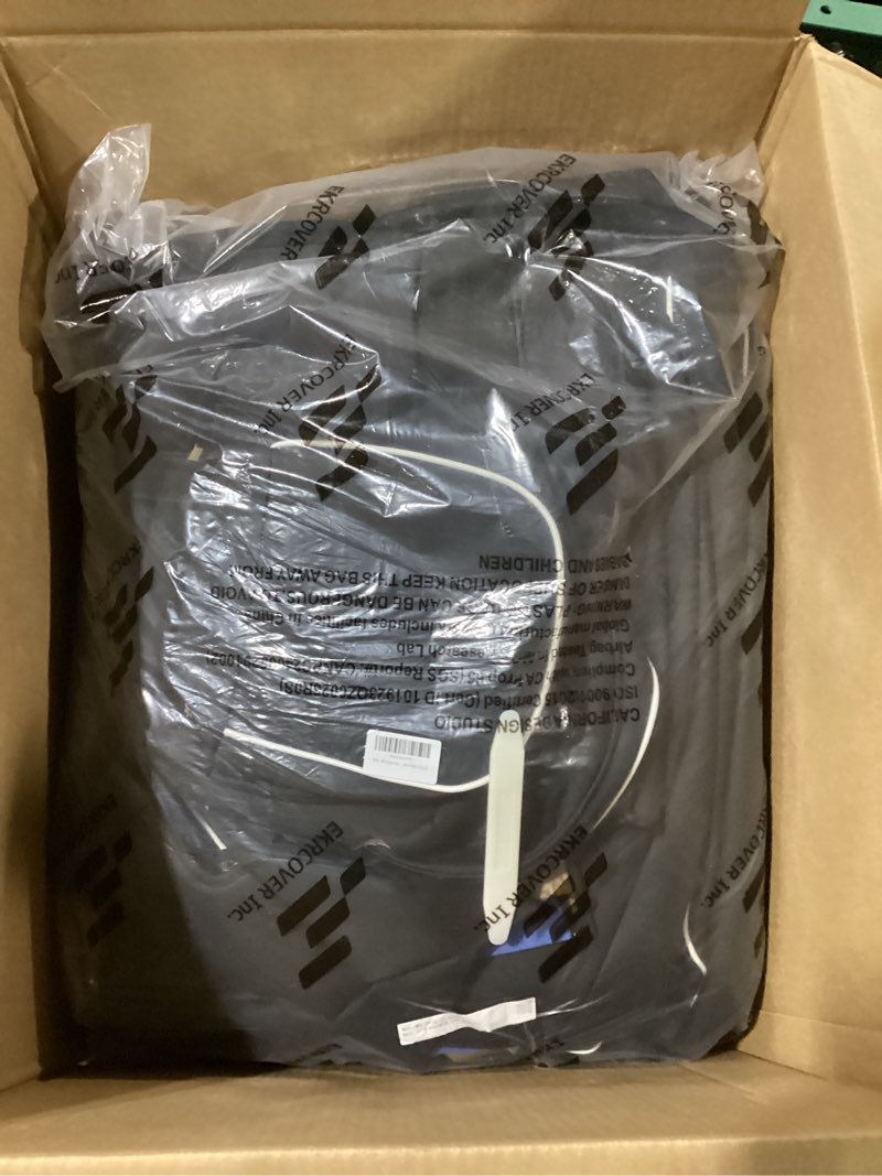 Condition photo showing New/Like New for ekr wrangler seat covers custom fit for jeep wrangler(4 door) 2024 2025 2026,rear split seat w/armrest,front &rear leather car seat cover for trucks-faux leather(black with white piping)