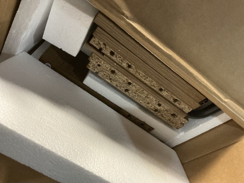 Condition photo showing Good Condition for RUSTOWN Rattan Bathroom Wall Cabinet, Boho Medicine Cabinet with 2 Arched Doors, Farmhouse Over The Toilet Storage Cabinets with Adjustable Shelves & Towel Bar, 3-Tier Wall Mounted Cabinets Natural Oak